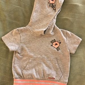Hudson girls hoodie short sleeve